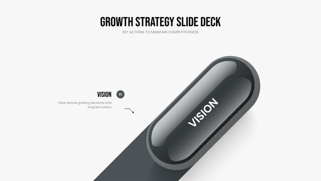 Modern Showcase Slide Design Vector Illustration. Professional Launch 1 Option Infographic Presentation Layout. Company Report One Element Diagram Slideshow Template.