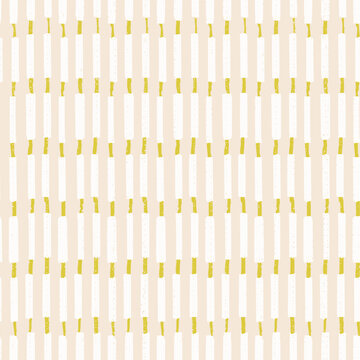 Contemporary simple lines geometric pattern. Modern minimalist Batik fabrics. vintage woven mudcloth ethno ornament yellow beige. Neutral Linework geometric symmetric monochromatic, boho earthy palett