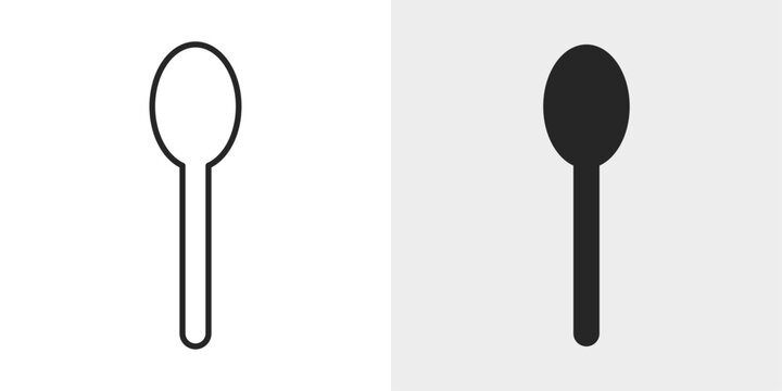 Spoon Icon represents dining utensils, food preparation, and everyday eating tools.