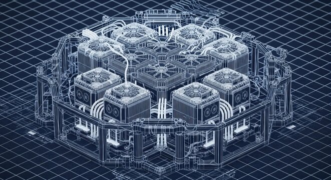 Blueprint design of a complex server or computer system