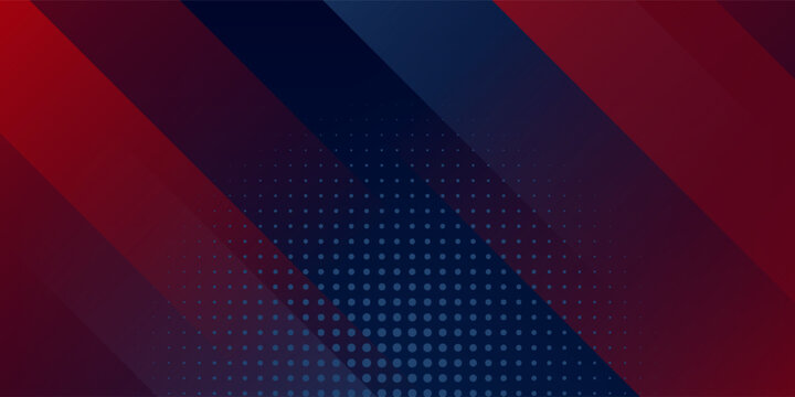 Blue red abstract presentation background with stripes lines