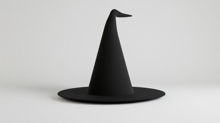 Fototapeta premium Minimalist Black Witch Hat