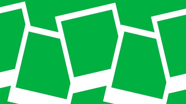 Vibrant Green Abstract Photo Frames for Parents Day Memory Slideshow.