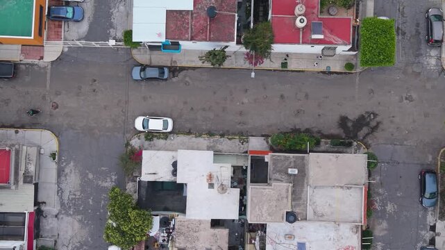 Metropolitan residential sector seen from above