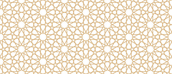 Fototapeta premium Vector islamic ornament, persian motiff . Seamless ramadan islamic vintage pattern elements . Geometric circular ornamental arabic floral symbol vector .