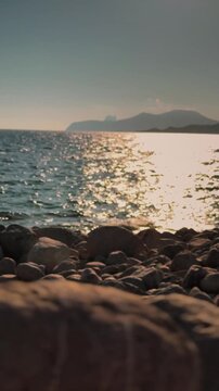 Sun Over The Island Vertical cinematic 