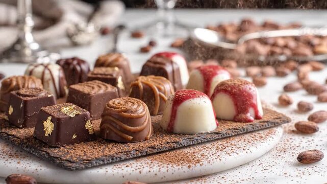 christmas cookies with chocolate