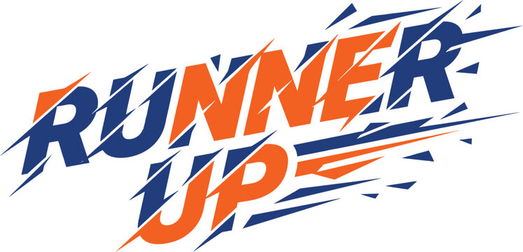 Runner up typography design
