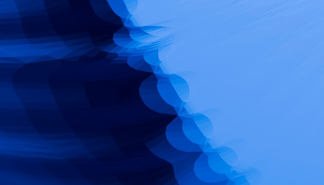 Abstract blue pattern with layered circular shapes forming a vibrant, textured gradient.