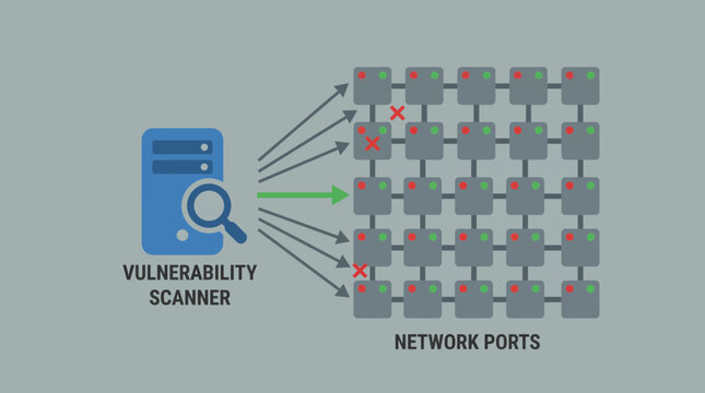Vulnerability Scanner Tool Scanning Network Ports