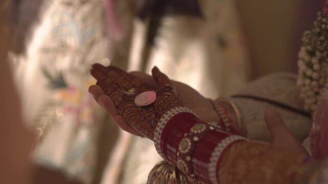 Indian Wedding Rituals with Bride and Groom Performing Sacred Traditions, Pheras, Mandap Ceremony, and Cultural Marriage Customs
