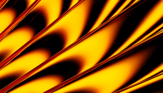 Abstract pattern with dynamic orange and black diagonal lines creating a vivid visual effect.
