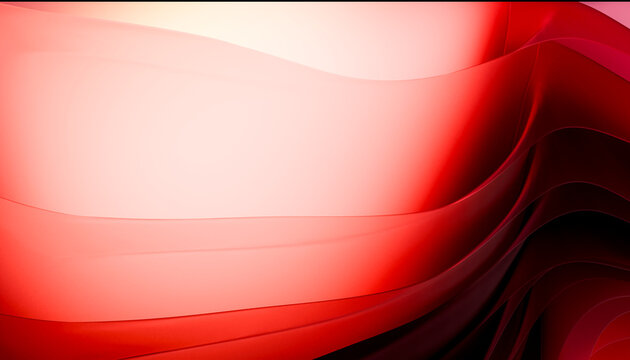 Abstract flowing red and pink waves create a dynamic and elegant background design.