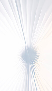 Abstract pattern of white and light blue geometric shapes forming a radial design.