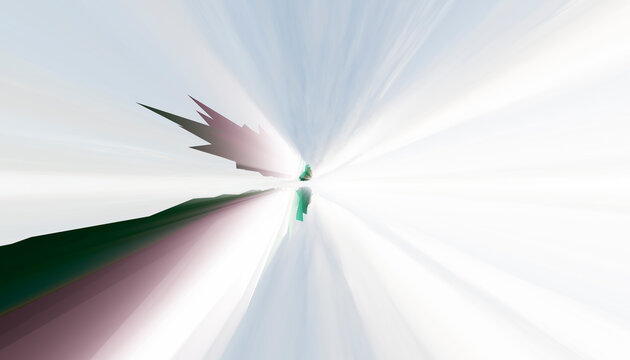 Abstract light burst with soft pastel hues creating dynamic motion.