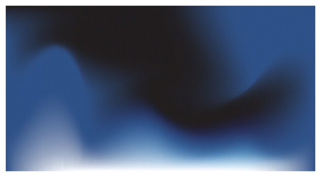 Abstract Dark Blue and Black Gradient Liquid Wave Background with Grainy Texture