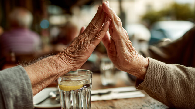 Hands reaching: a symbol of enduring partnership