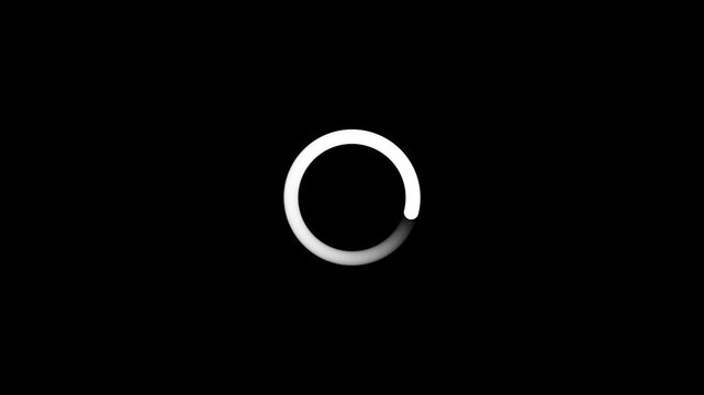 Loading animation, circle icon. Motion graphic design.4k video animation