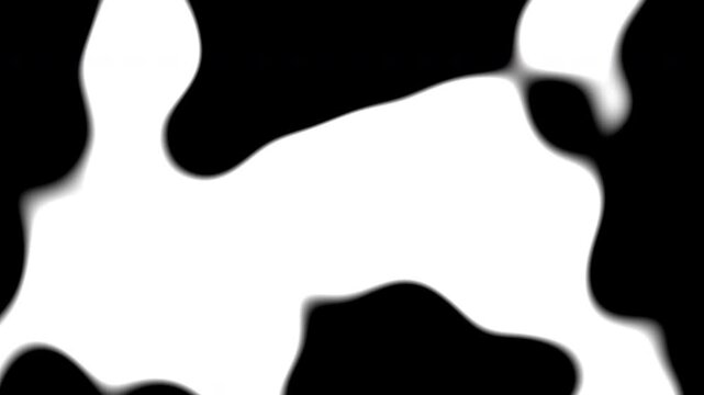 motion of virus or bacteria movement zoom collection overlay matte black and white color masking 2d animation