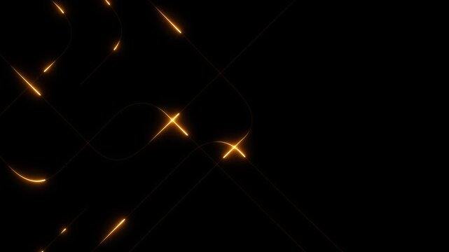 Abstract neon geometric Circuit connect lines and dots.Simple technology graphic background.Illustration Vector design Network technology and Connection concept. 4k video motion graphics