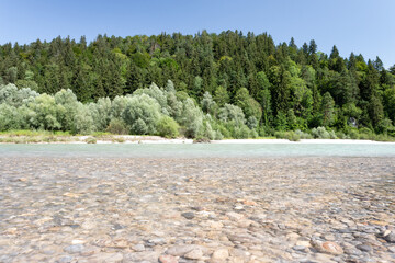 Der Lech in Füssen im Allgäu in Süddeutschland    © Marvin V.