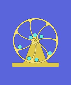 Lucky Draw Machine Animation