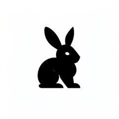 Fototapeta premium white rabbit on a white background white rabbit on white