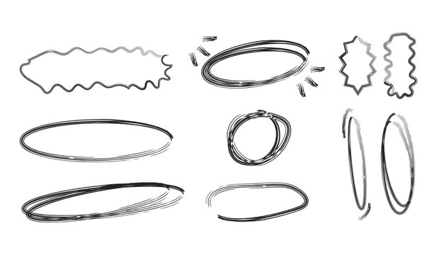 Set of various worms and larvae isolated illustration