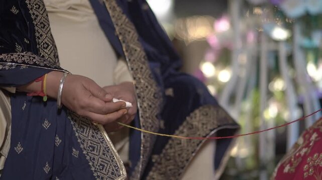 Indian Wedding Rituals with Bride and Groom Performing Sacred Traditions, Pheras, Mandap Ceremony, and Cultural Marriage Customs