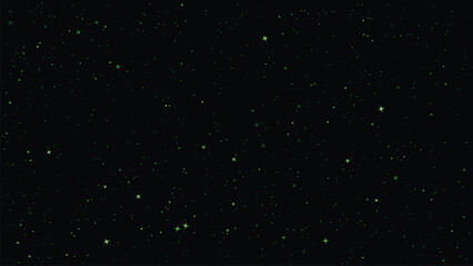 Fototapeta premium Shining Stars on Black Background Seamless Night Sky Pattern with Sparkling Glitter