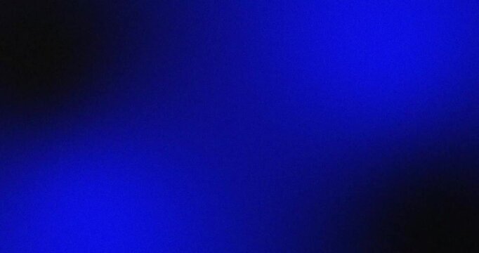 Liquify effect blue black abstract grain background video. Smooth gradient blend with shimmer noise texture, neon glow, and subtle motion. Clean minimalist 4K backdrop loop for presentations 