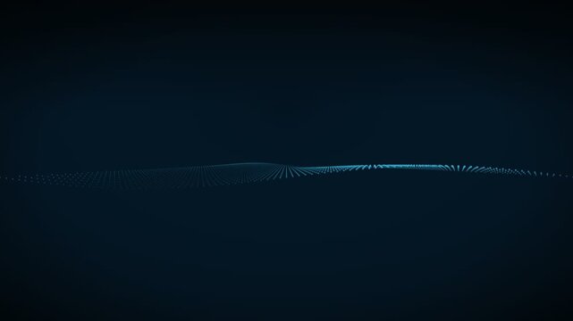 Aqua breathing surface particle surface background, cinematic depth of field motion loop