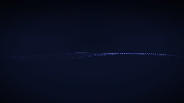 Indigo breathing surface particle surface background, cinematic depth of field motion loop