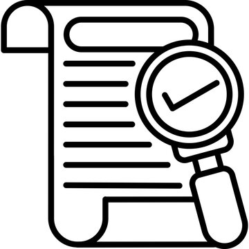 Proofreading Line Icon