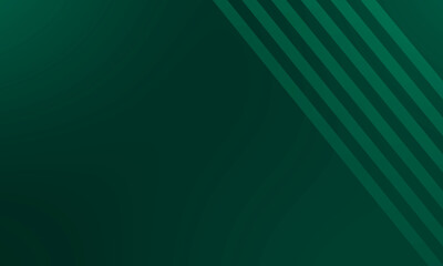 Fototapeta premium Green abstract diagonal lines background gradient design