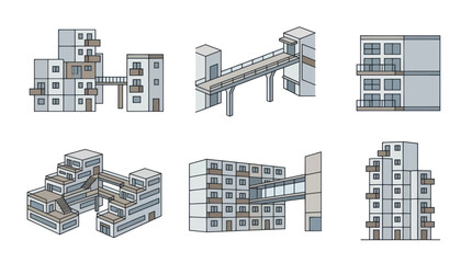 Modern Modular Building Designs Collection: Architecture Concepts © Ulfi