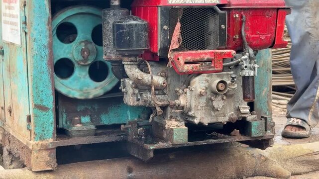 Continuous Operation of Robust Diesel Machinery in Demanding Work Settings Providing Essential Power