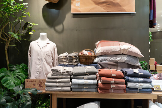 Interior shot of Muji store at iN City Park