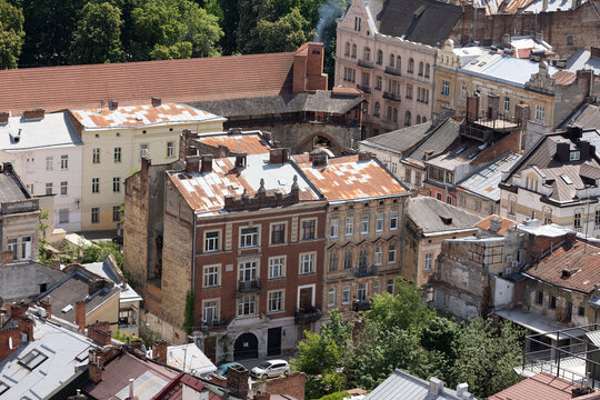 Historical Urban Architecture in Lviv Ukraine