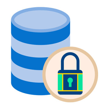 Database Vector Design Icon Style