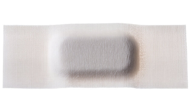 Medical adhesive bandage with gauze pad