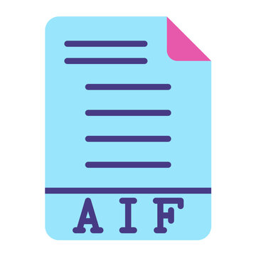 AIF Vector Design Icon Style