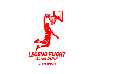 Obraz premium Basketball Legend Flight Dunk Sticker.