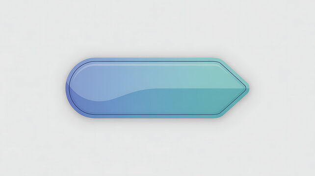 Rounded arrow banner label 
