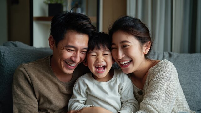 Happy Family Spending Quality Time Together