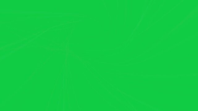 Green ribbons rising lower left, sweeping into vortex forming spiral on transparent background
