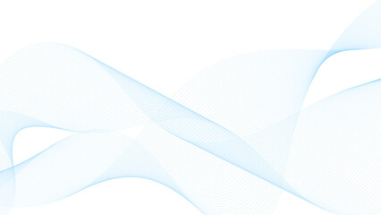 Obraz premium Modern abstract glowing wave lines on white background. Dynamic flowing wave design element. Futuristic technology and sound wave pattern. Wave Designed On white Background.