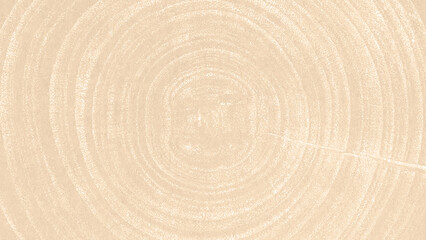 Fototapeta premium Beige textured background with concentric circular patterns, resembling wood grain.