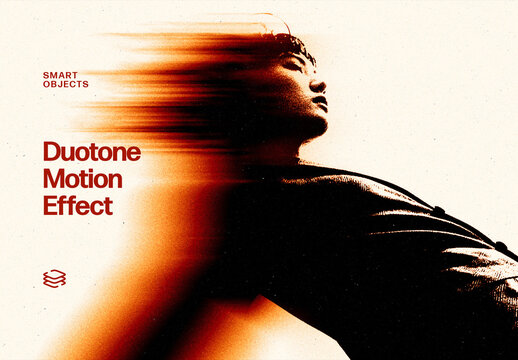 Duotone Motion Photo Effect For Poster And Social Media Design