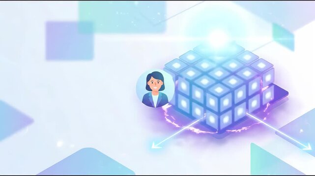 Animation of legal consultation. A client shares documents. Attorney icons organize case steps. Scales support fair decision. Legal services in 2D animation. Concept of professional guidance.